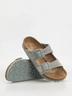 Birkenstock Arizona Suede Leather Narrow Wmn Flip-flops