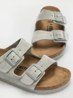 Birkenstock Arizona Suede Leather Narrow Wmn Flip-flops