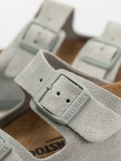 Birkenstock Arizona Suede Leather Narrow Wmn Flip-flops