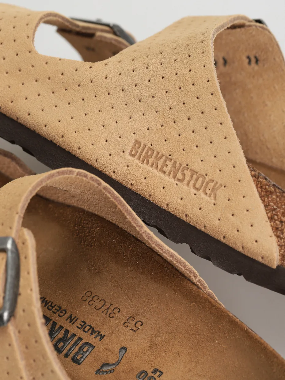 Birkenstock Arizona Suede Embossed Narrow Wmn Flip-flops