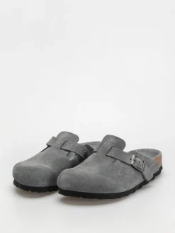 Birkenstock Boston SFB Suede Leather Narrow Wmn Flip-flops