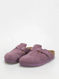 Birkenstock Boston Suede Leather Narrow Wmn Flip-flops