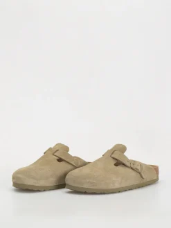 Birkenstock Boston Suede Leather Narrow Wmn Flip-flops