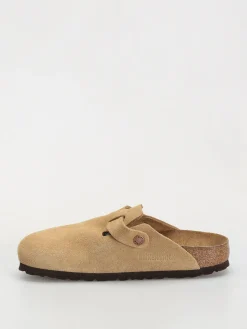 Birkenstock Boston Suede Leather Narrow Wmn Flip-flops