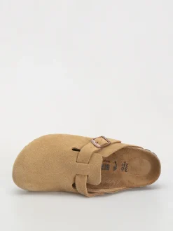 Birkenstock Boston Suede Leather Narrow Wmn Flip-flops