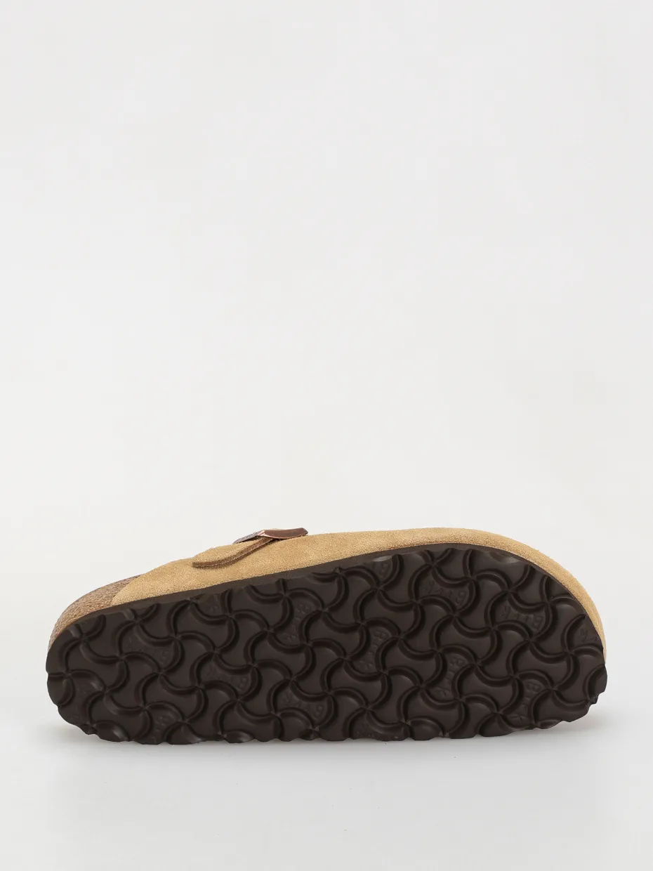 Birkenstock Boston Suede Leather Narrow Wmn Flip-flops