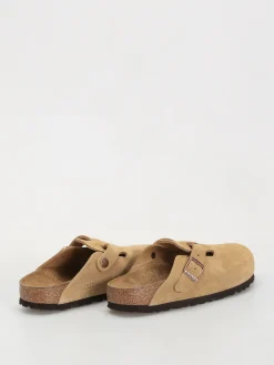 Birkenstock Boston Suede Leather Narrow Wmn Flip-flops