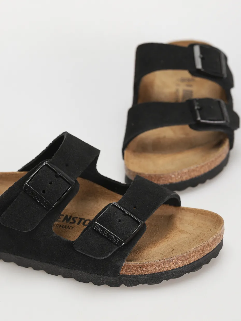 Birkenstock Flip-flops Arizona Suede Leather Narrow Wmn