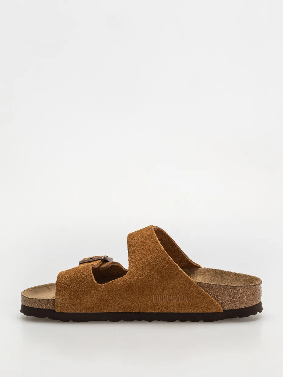 Birkenstock Flip-flops Arizona Suede Leather Narrow Wmn