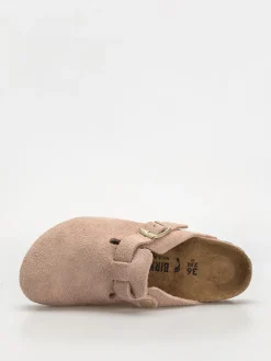 Birkenstock Flip-flops Boston Suede Leather Narrow Wmn