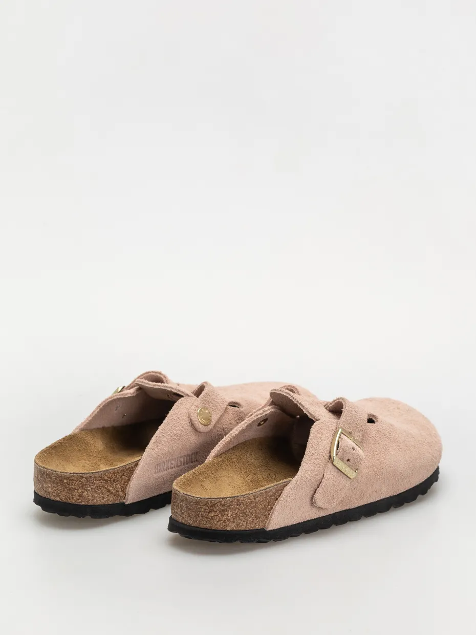 Birkenstock Flip-flops Boston Suede Leather Narrow Wmn