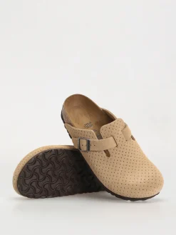 Birkenstock Flip-flops Boston Suede Embossed Narrow Wmn