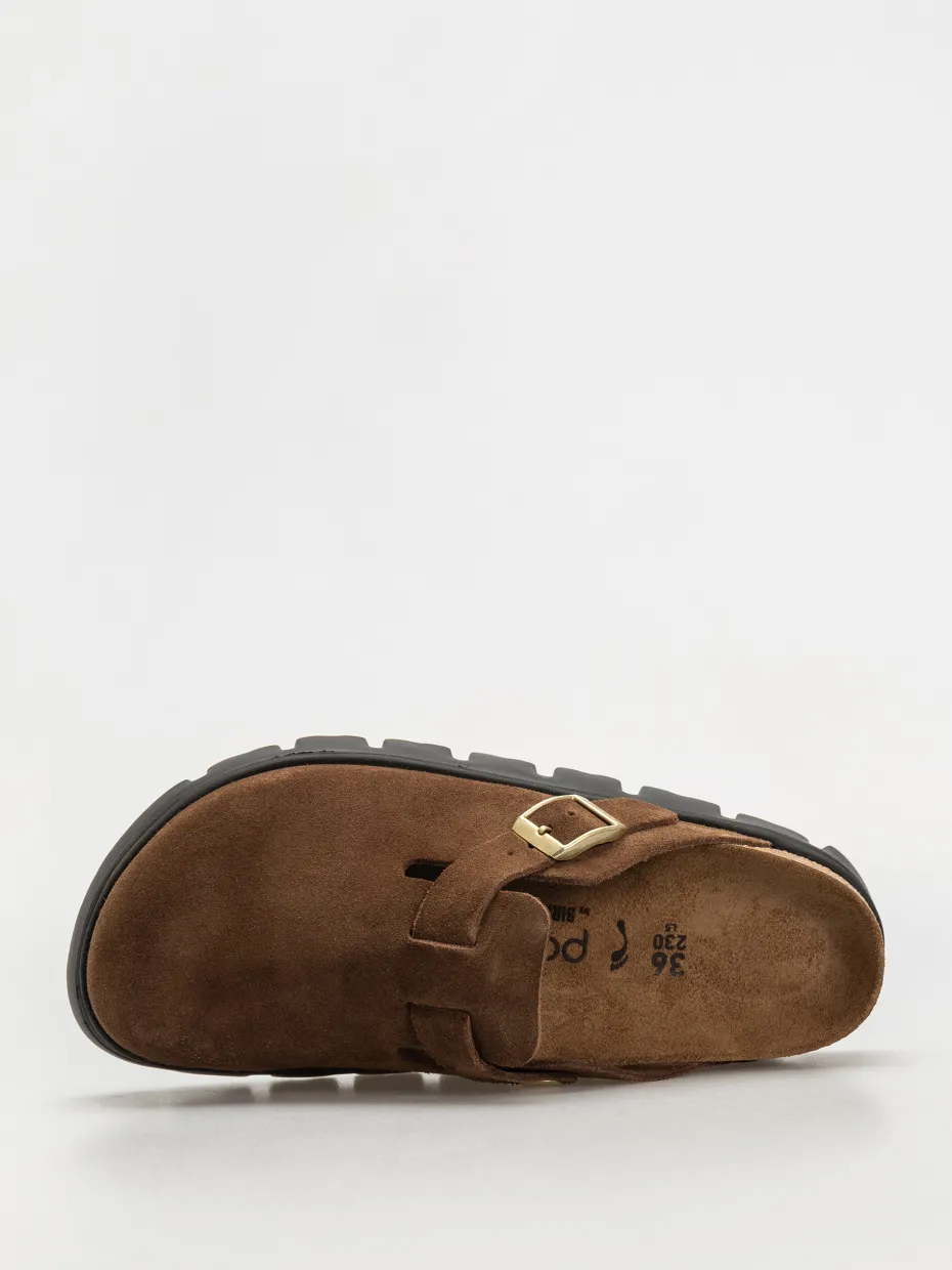 Birkenstock Flip-flops Boston Chunky Suede Narrow Wmn