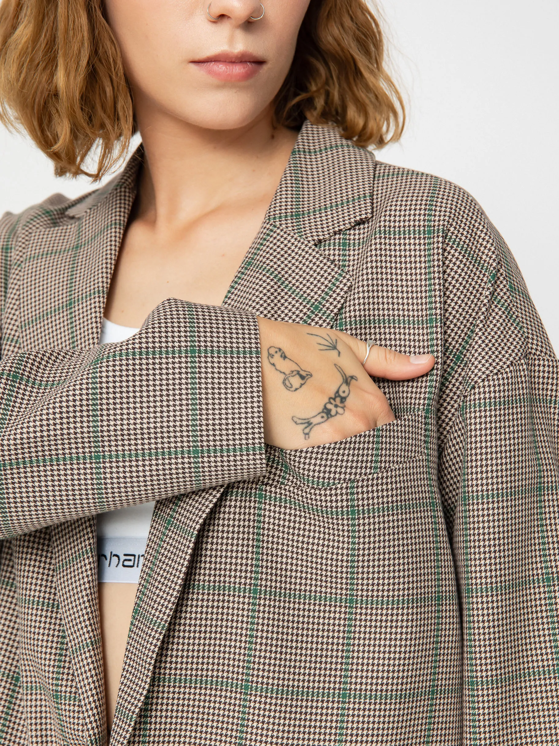 Brixton Axl Oversized Blazer Jacket Wmn
