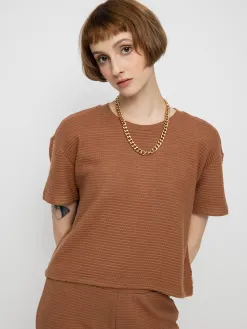 Brixton Bandera Boxy Top T-shirt Wmn