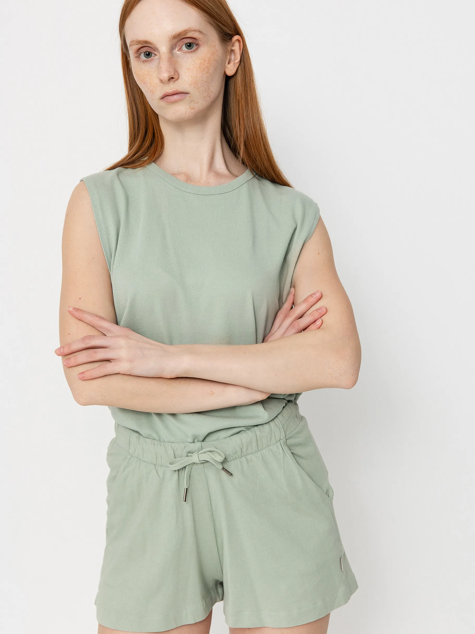 Brixton Carefree Organic Gd Muscle Tan Wmn T-Shirt