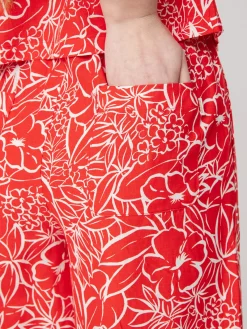 Brixton Indo Linen Wide Leg Pants Wmn