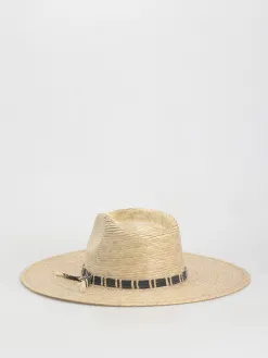 Brixton Leigh Straw Fedora Hat