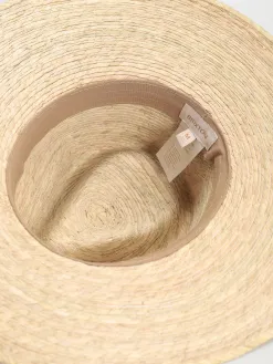 Brixton Leigh Straw Fedora Hat