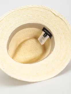 Brixton Messer Western Straw Fedora Hat