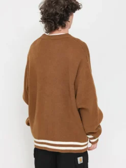 Carhartt WIP Brown Ducks Cardigan Sweater