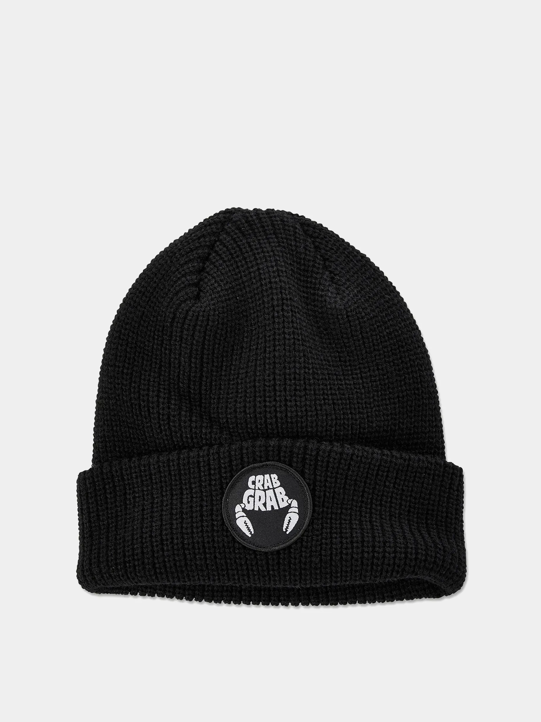 Crab Grab Beanie Circle Patch Beanie