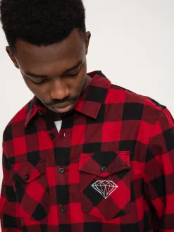 Diamond Supply Co. Dark Idol Flannel Shirt