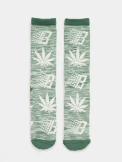 HUF X Bronze Plantlife Marled Socks