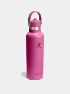 Hydro Flask Bottle Standard Mouth Flex Straw Cap 621ml