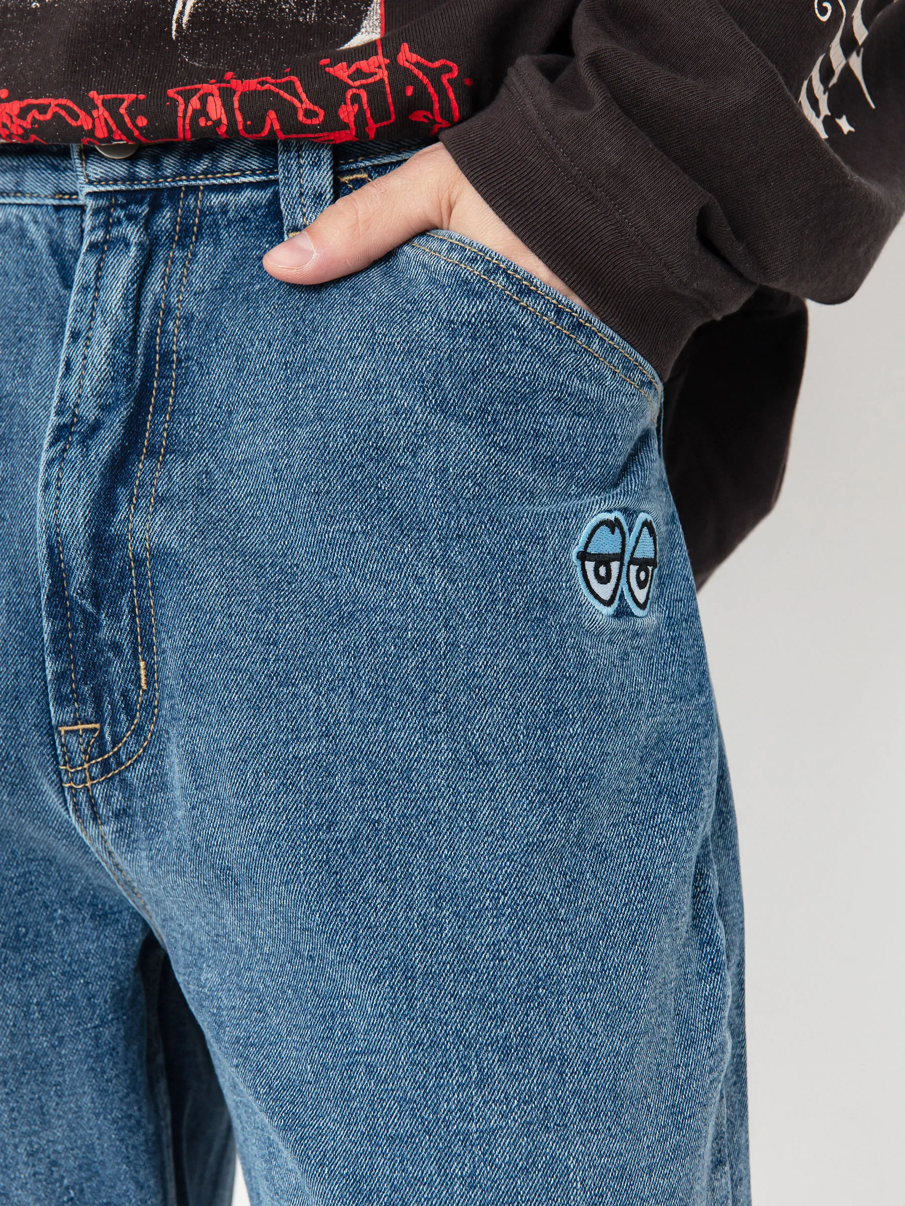 Krooked Pants Eyes Denim Twill Pant