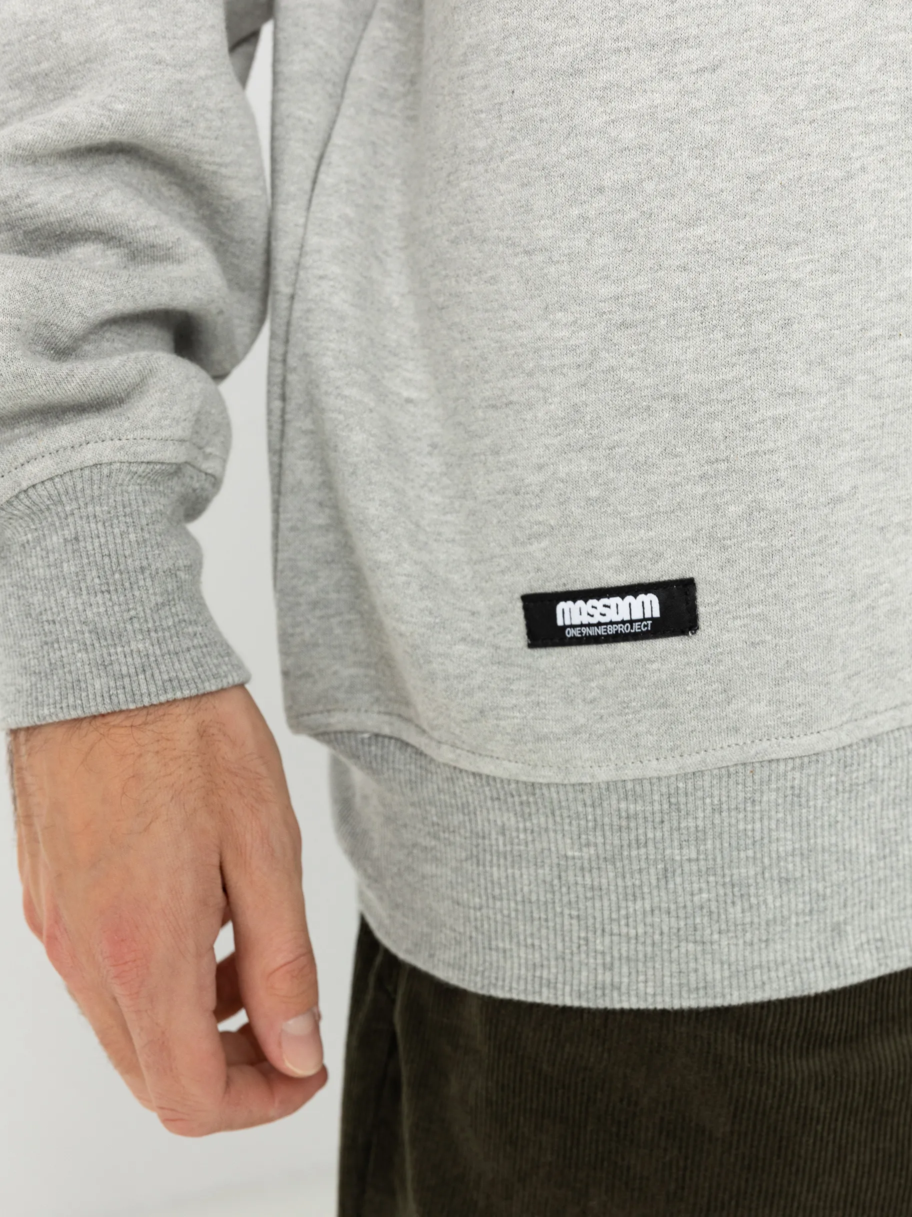 MassDnm Patch Crew Sweatshirt