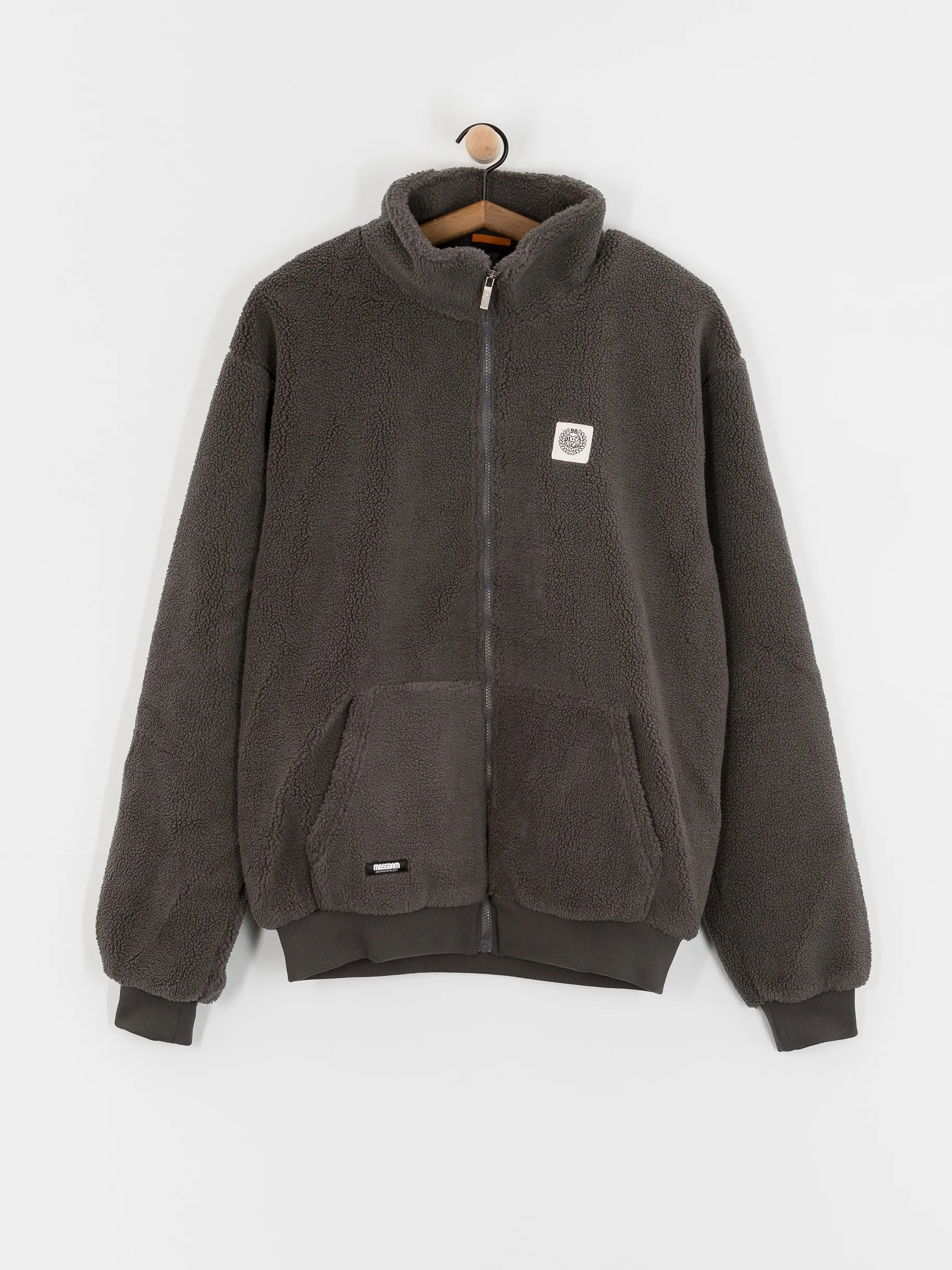 MassDnm Patch Teddy Zip Jacket