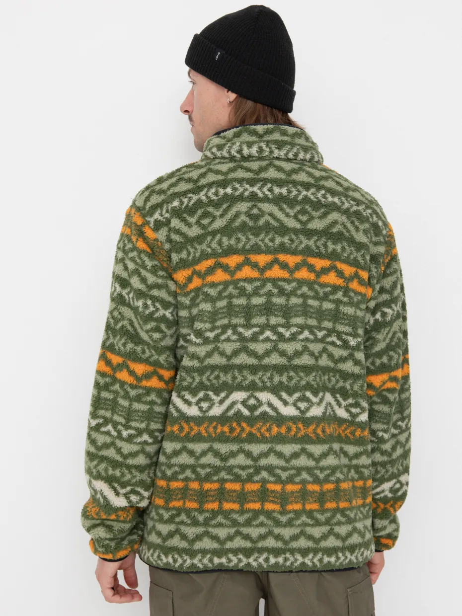 Mens Columbia Fleece Rugged Ridge Half Snap