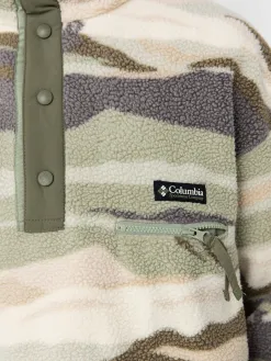 Mens Columbia Helvetia II Printed Half Snap Fleece