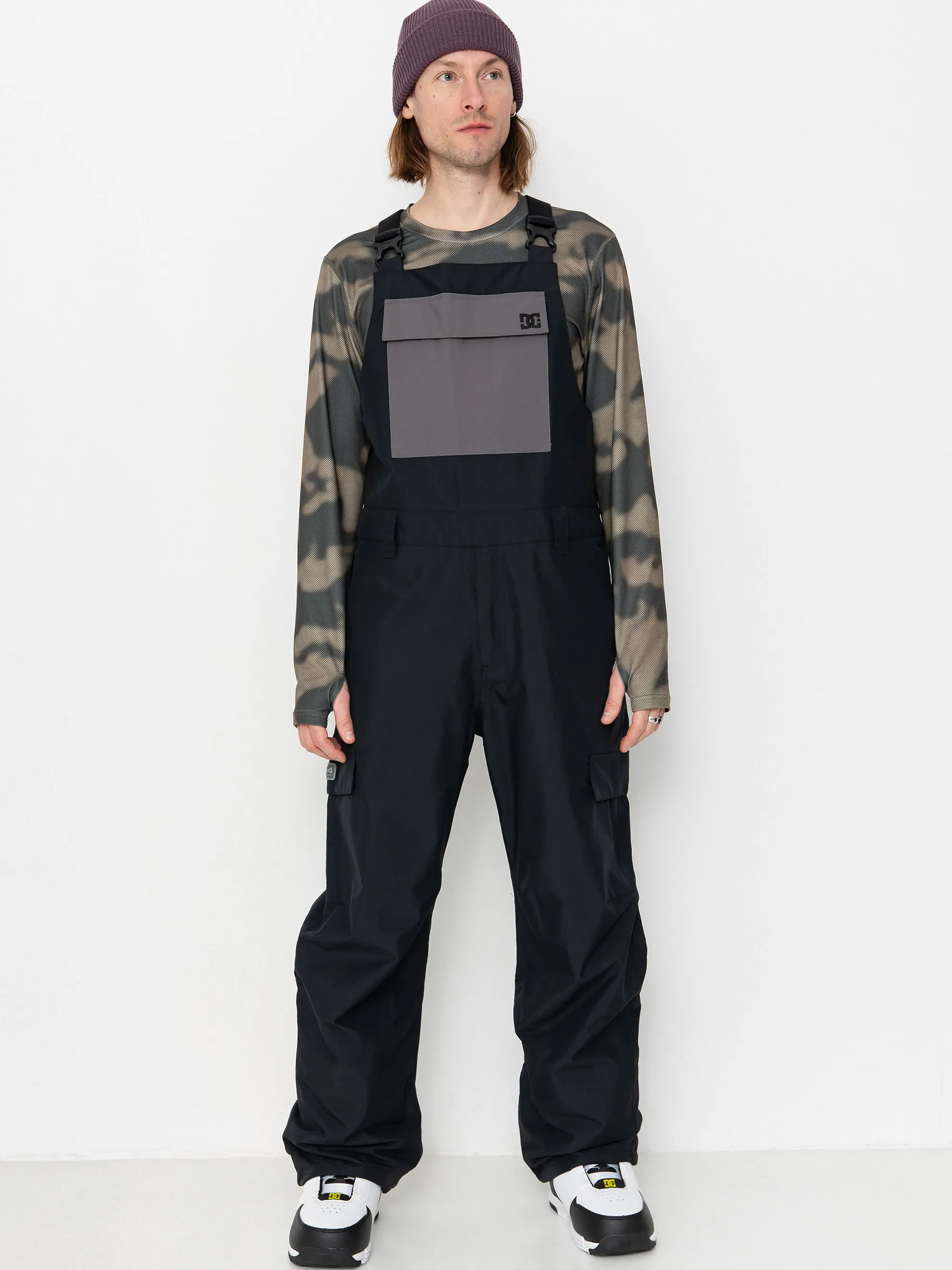 Mens DC Docile Bib Snowboard pants