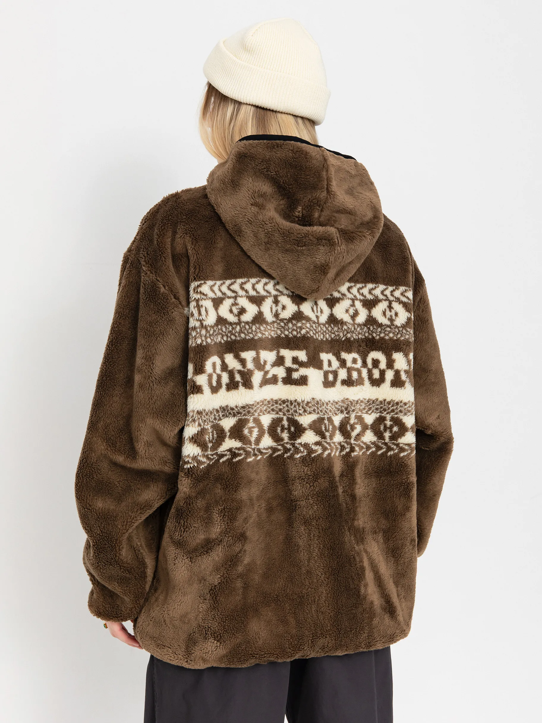 Mens HUF Fleece X Bronze High Pile