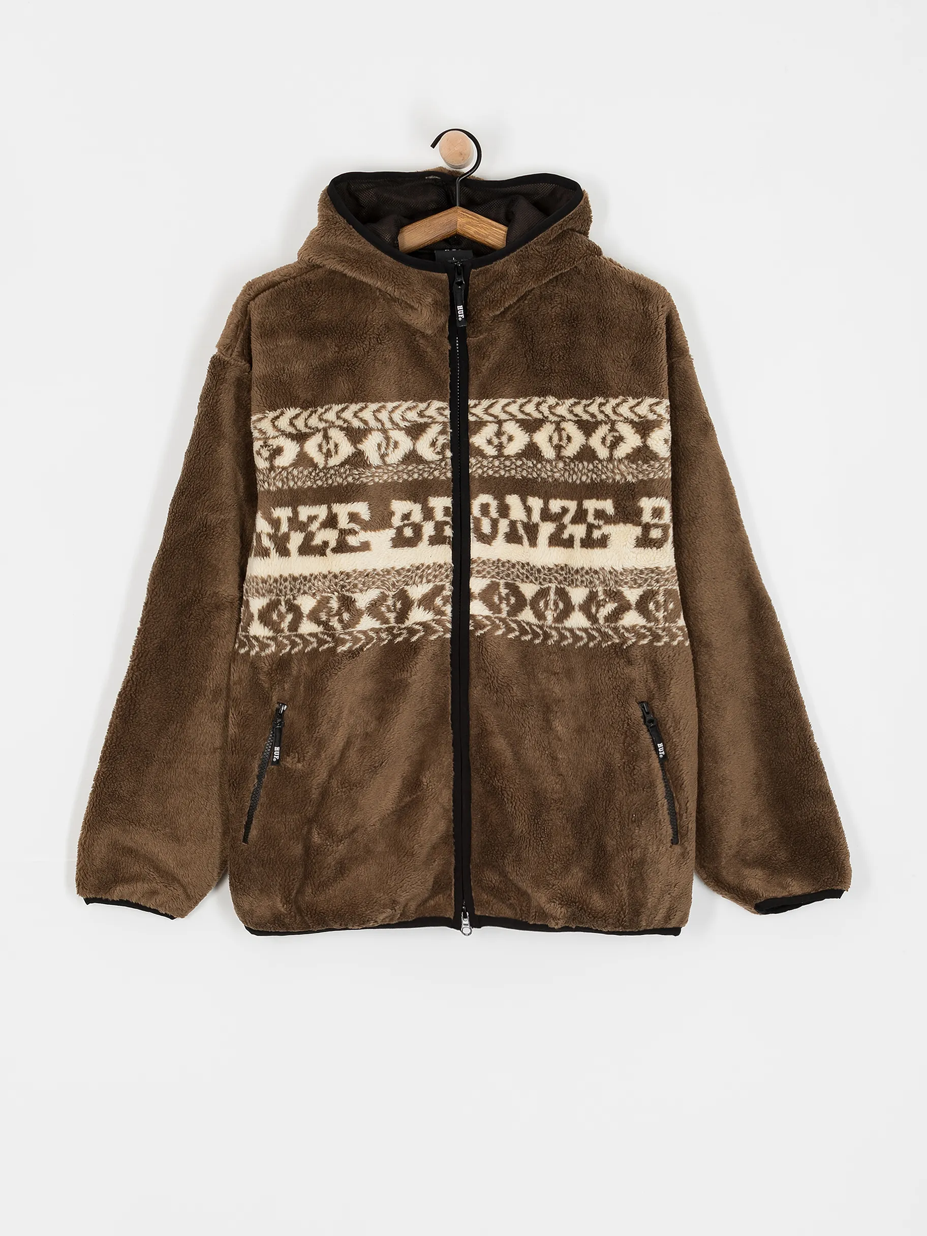 Mens HUF Fleece X Bronze High Pile