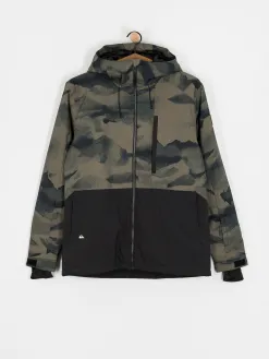 Mens Quiksilver Mission Printed Block Snowboard jacket