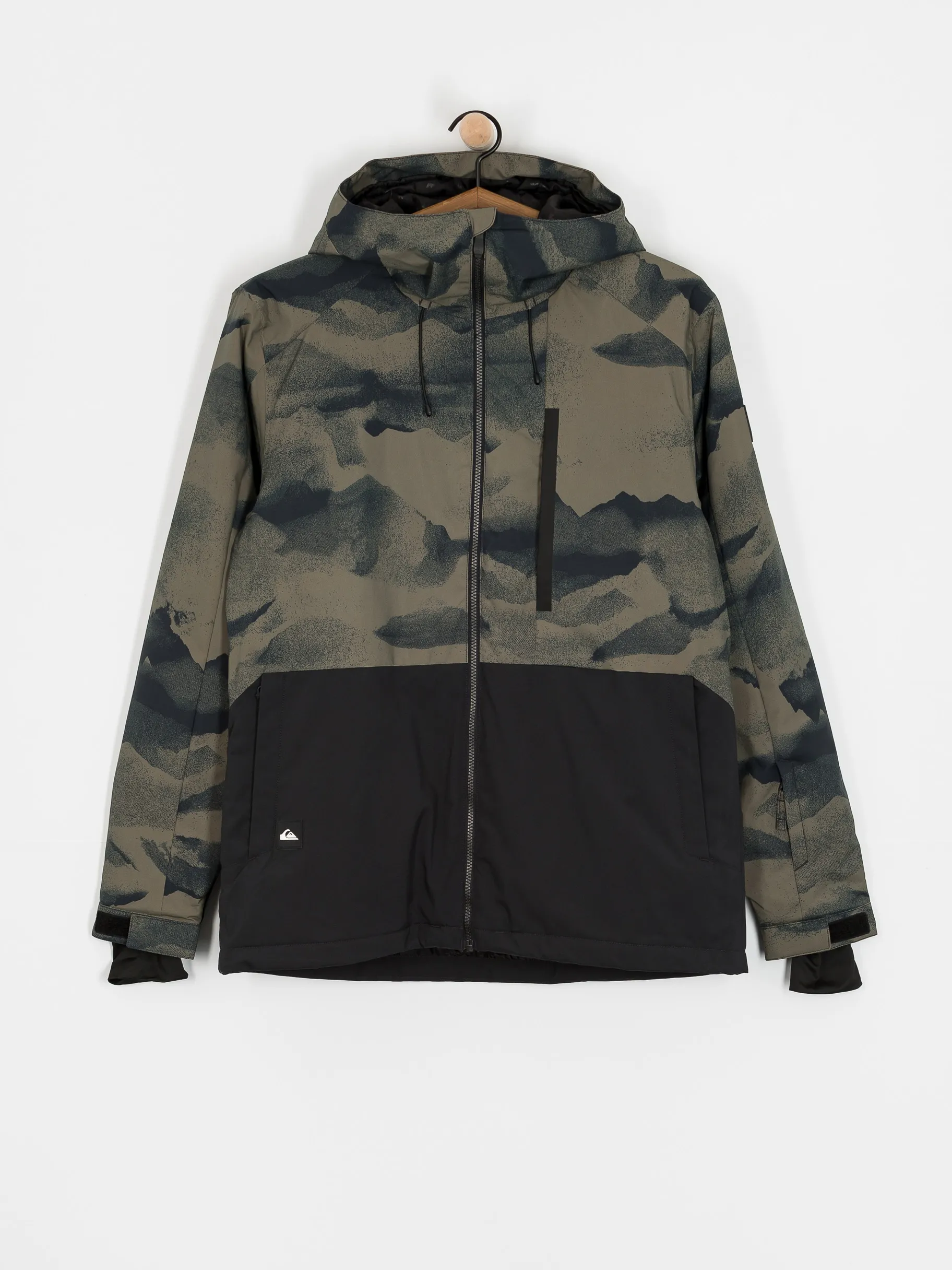 Mens Quiksilver Mission Printed Block Snowboard jacket