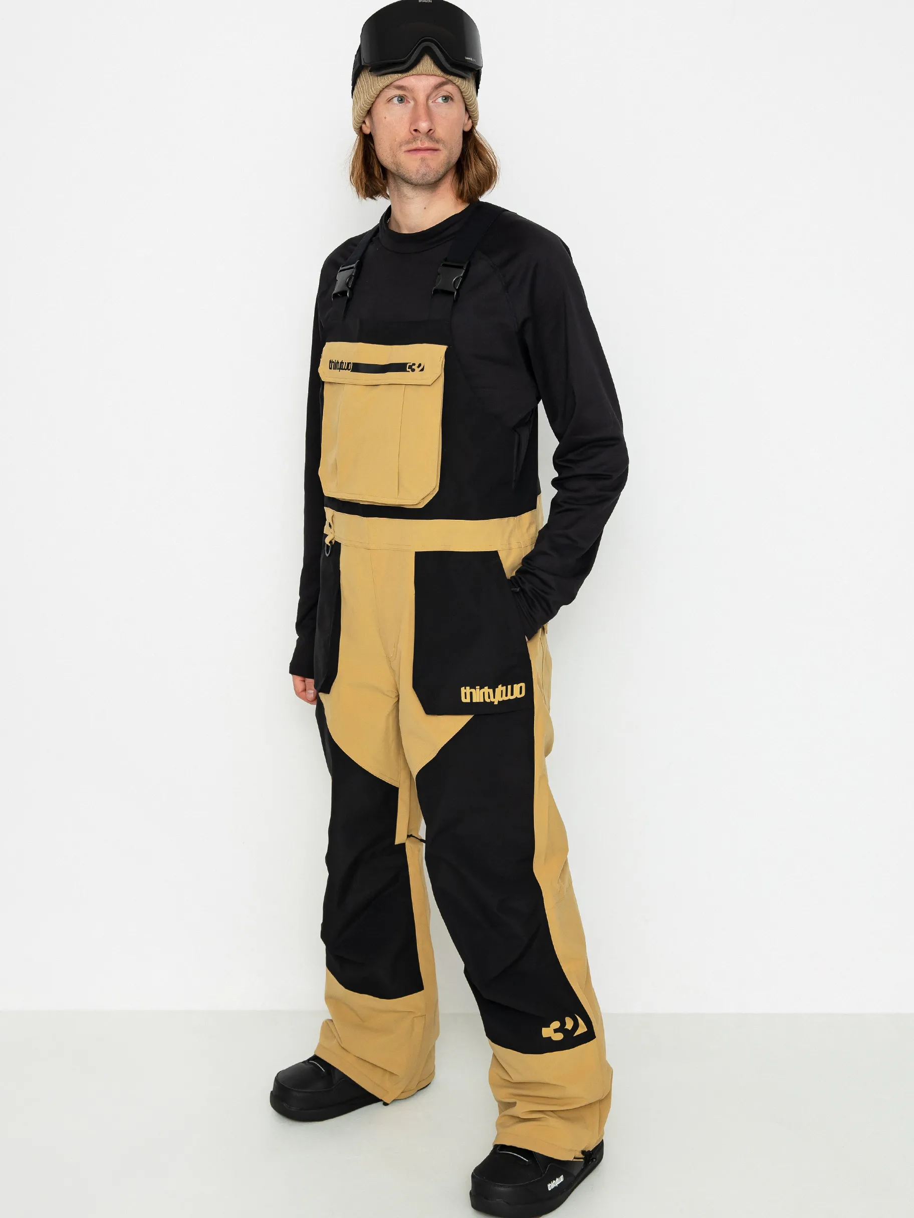 Mens ThirtyTwo Basement Bib Snowboard pants
