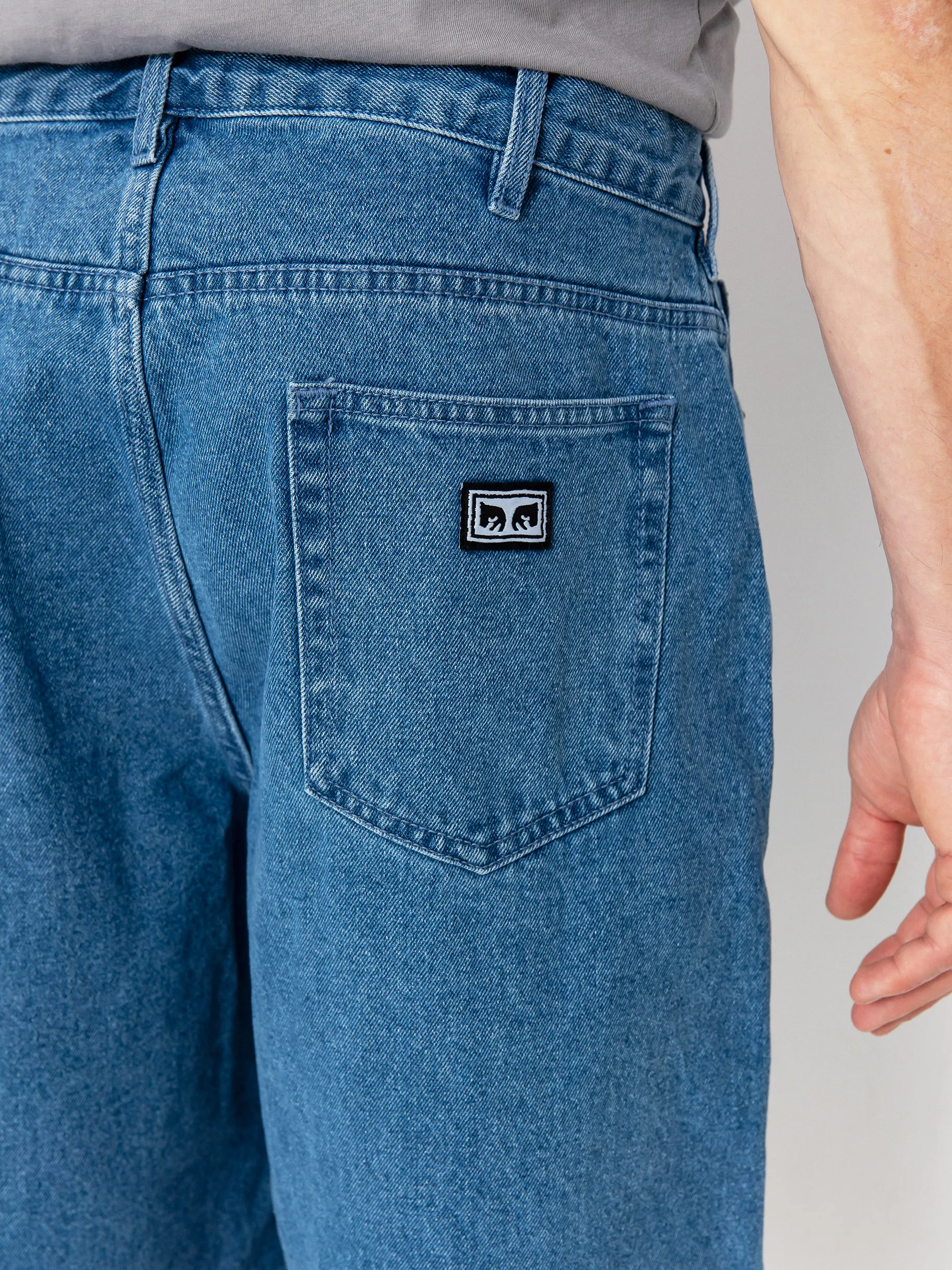 OBEY Bigwig Baggy Denim Shorts
