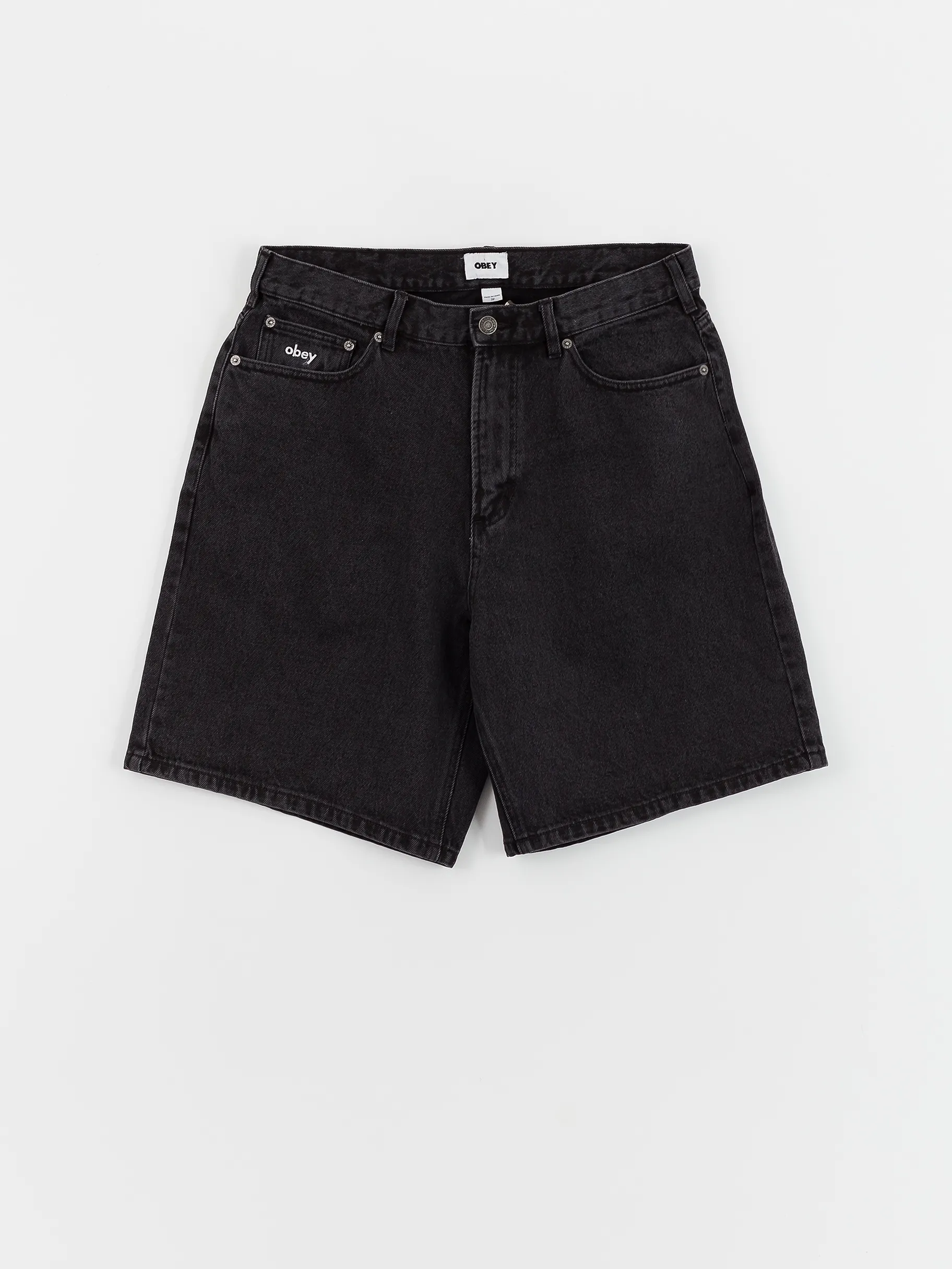 OBEY Bigwig Baggy Denim Shorts