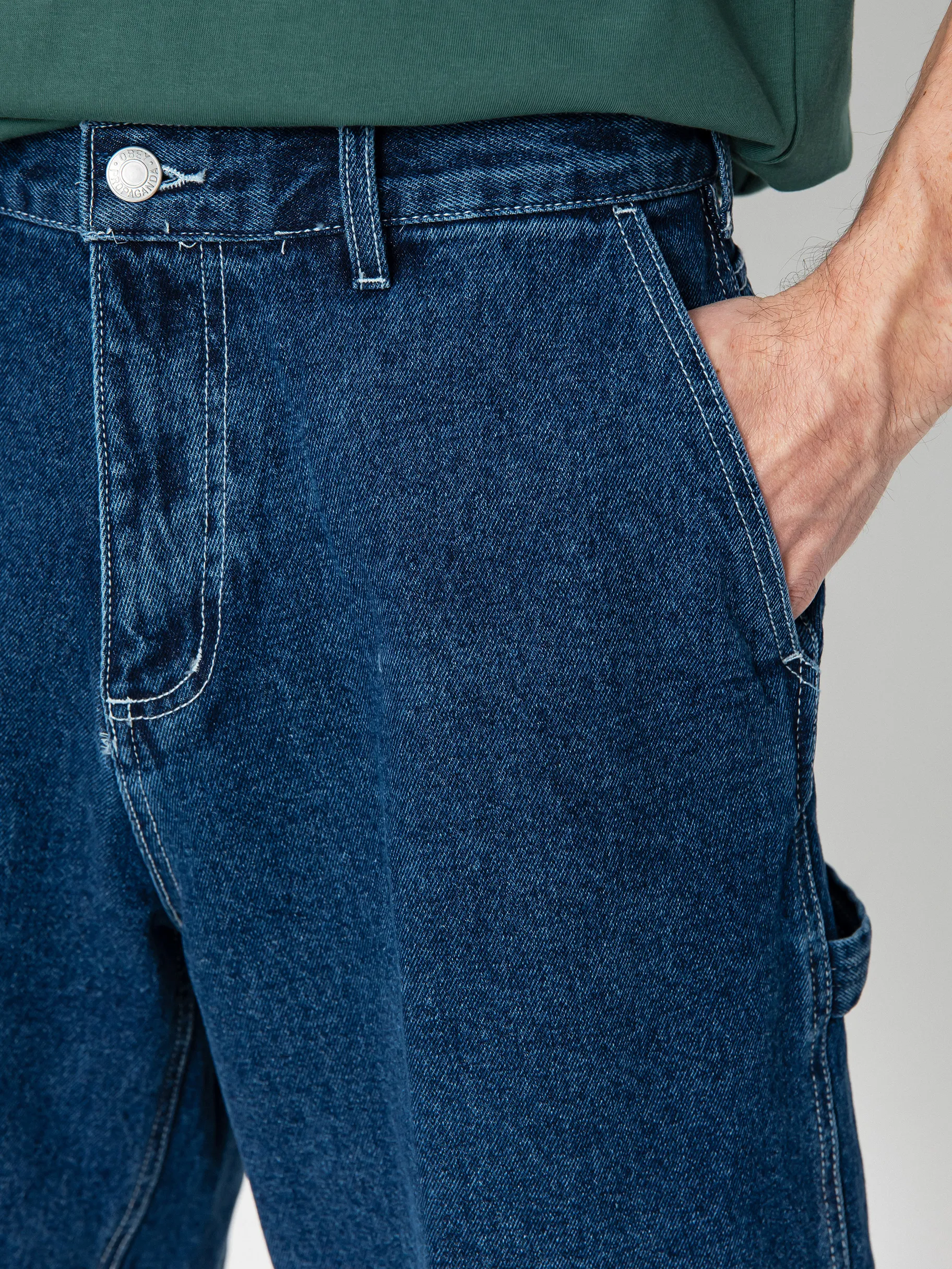 OBEY Bigwig Denim Carpenter Shorts