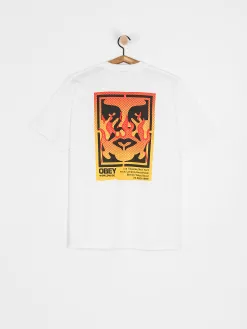 OBEY Icon Stencil Flame T-Shirt