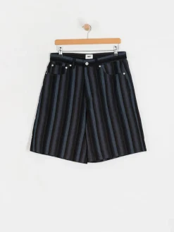 OBEY Shorts Baja Stripe Baggy Denim