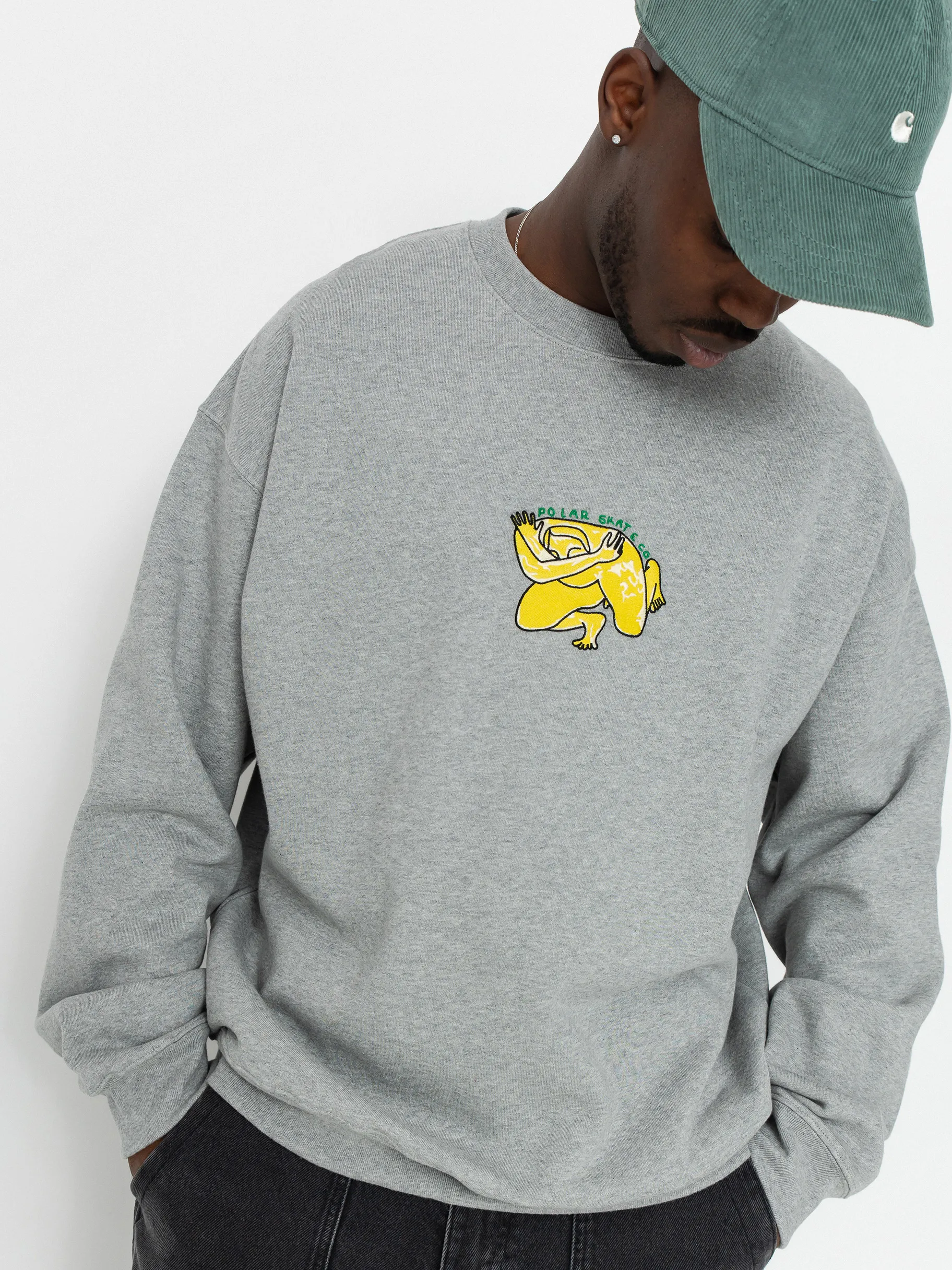 Polar Skate Dave Crewneck Shy Bow Sweatshirt
