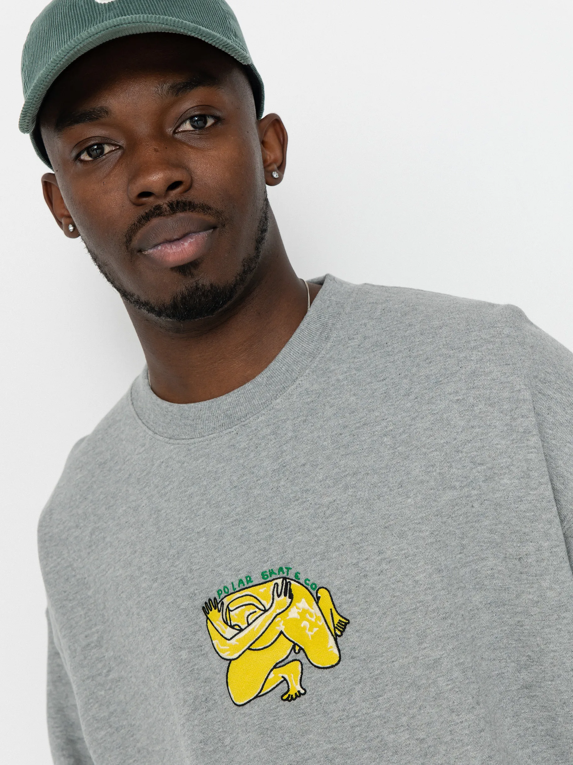 Polar Skate Dave Crewneck Shy Bow Sweatshirt