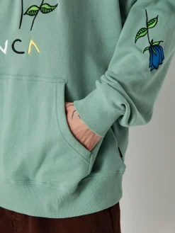 RVCA Hoodie Flower Skull HD