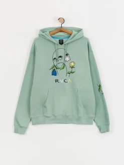 RVCA Hoodie Flower Skull HD