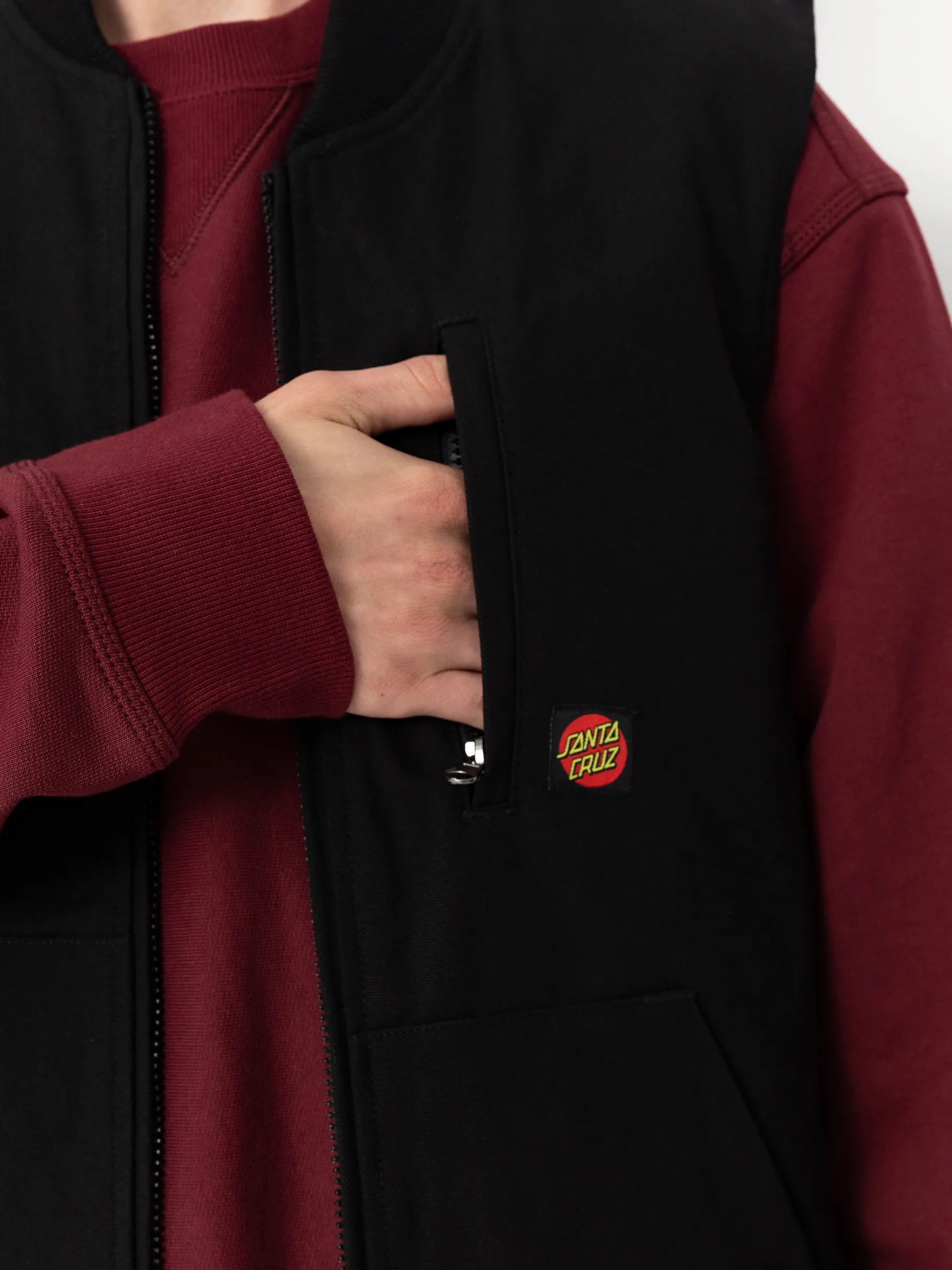 Santa Cruz Classic Label Vest Jacket